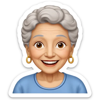 ABUELITA SONRIENDO sticker