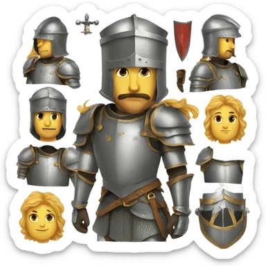 french knight sticker