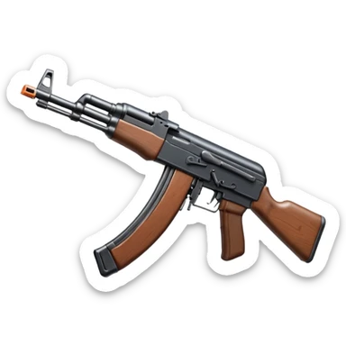 Gun ak47 sticker