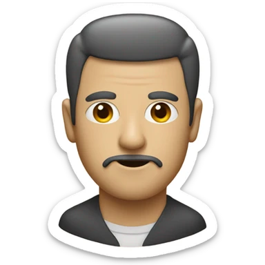 Head shaped like a tic tac sticker