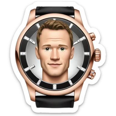 Jonathan Toews as a luxury wristwatch sticker