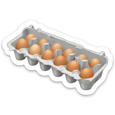egg carton sticker