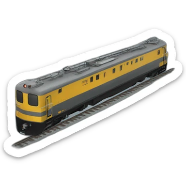 Flashing train part sticker