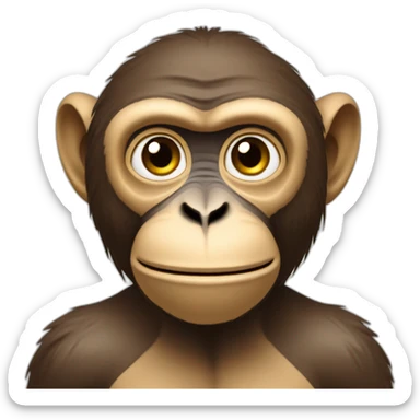 macaco-pulando-espaço sticker