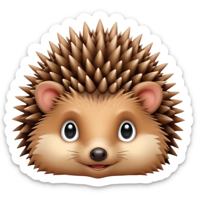 Baby hedgehog sticker