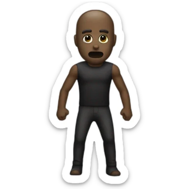 then number 666 in the style of the 100 emoji sticker