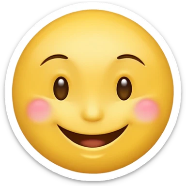 Un emogie coquette sticker