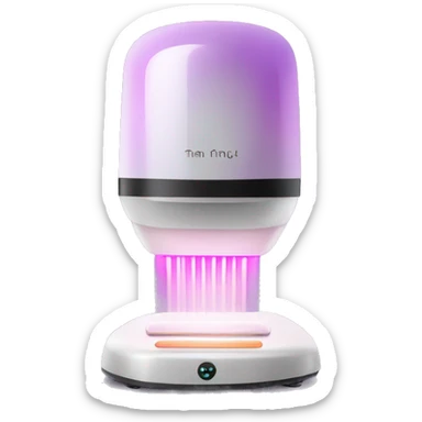 Realistic uv nail lamp sticker