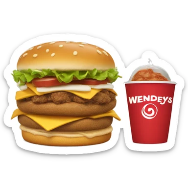 Wendys sticker