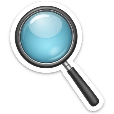 Magnifying Glasse sticker