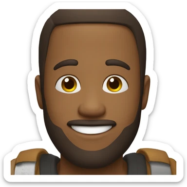 Homem sorrindo sticker