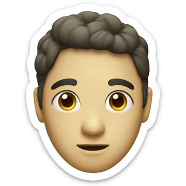 quince with face sticker