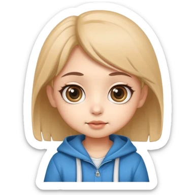 cute chibi cartoon, big eyes, soft shading, smooth gradients, clean outlines, high detail, caricature style sticker