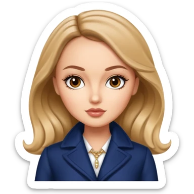 blair waldorf, pretty bratz baddie sticker