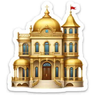 Gold mansion  sticker