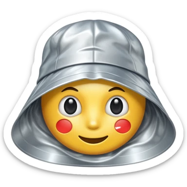 tin foil hat emoji sticker