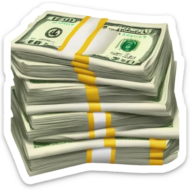 Liasse de billet  sticker