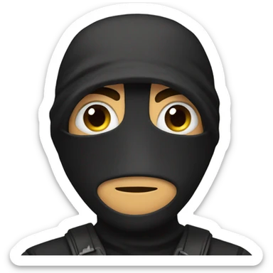 Generate an Thief emoji sticker