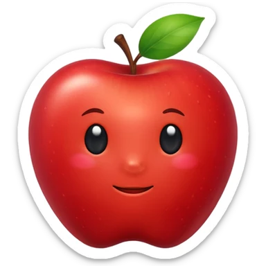 Make an emoji of the fruit you see in the reference sticker