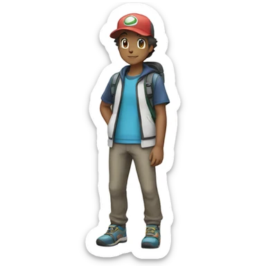 Pokemon Trainer sticker
