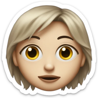 one blind eye mommy monster sticker