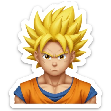 Goku super saiyan  sticker