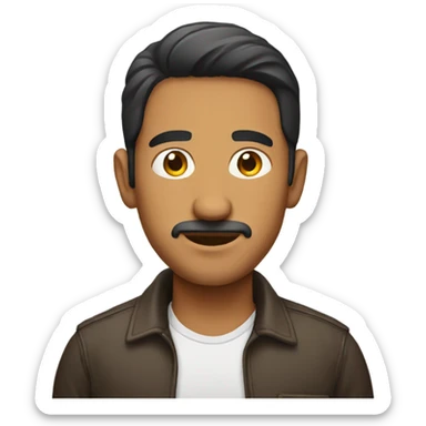 Mexican guy standing  sticker