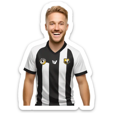 Happy port vale supporter sticker