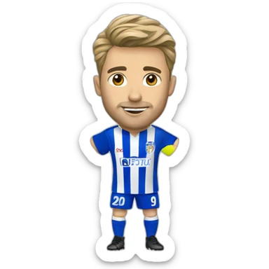 Futbolista-Depor sticker
