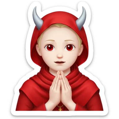 😈+🙏+🧣 sticker