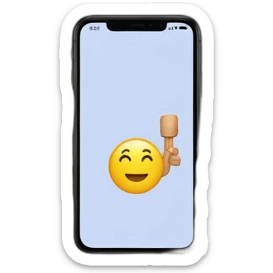 arm-holding-iphone, -google-on-the-screen sticker