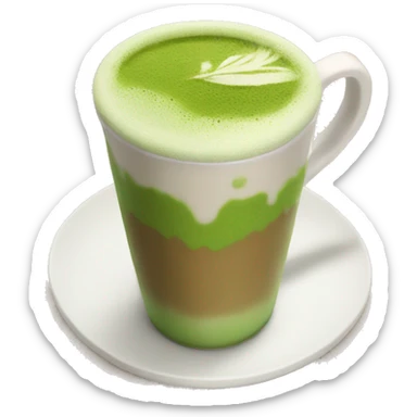 Matcha Latte  sticker