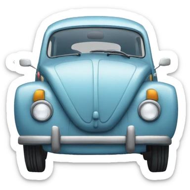 fusca azul sticker