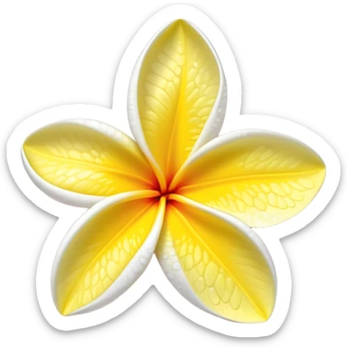plumeria sticker