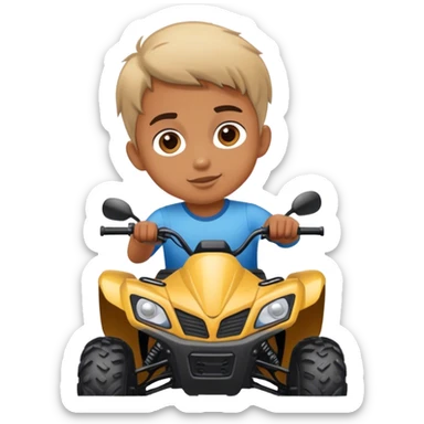 bad boy on atv sticker