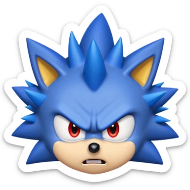 killer sonic sticker