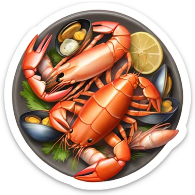 seafood boil sticker