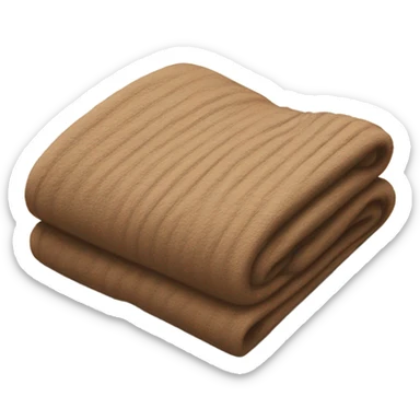 brown Folded blanket sticker
