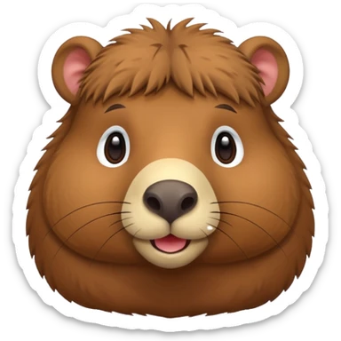 𝔸 𝕔𝕦𝕥𝕖 𝕔𝕒𝕡𝕪𝕓𝕒𝕣𝕒 sticker