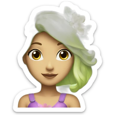 Flora from the Winx club sticker