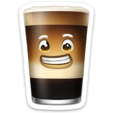 full pint of Guinness sticker