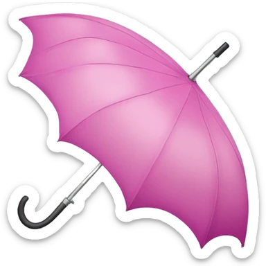 girly umbrella  sticker
