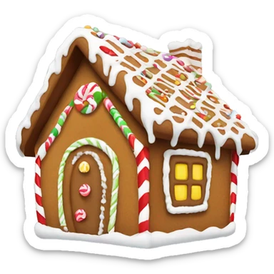 gingerbread house sticker