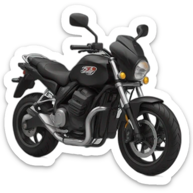 Moto kansas preta sticker