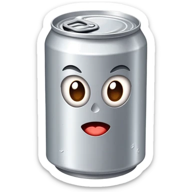 soda can trash sticker