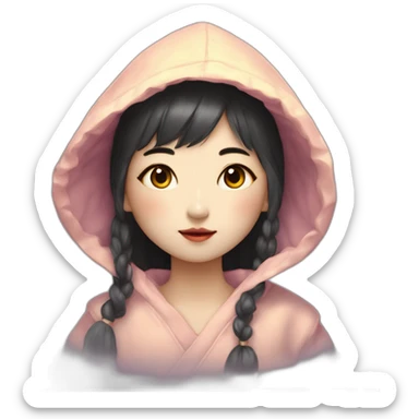 Korean-girl,bathed-in-shadows,-fov-90-degrees,-short-lighting, -I-usm,-cold-colors,-gilded-technique,-extremely-hyper-aesthetic, -absurdres sticker