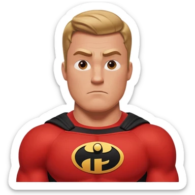 Mr. Incredible from The Incredibles Movie sticker