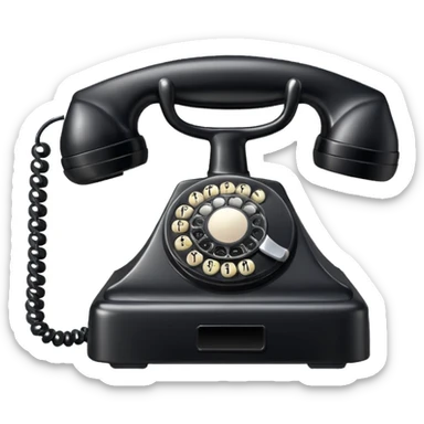 Telephone sticker