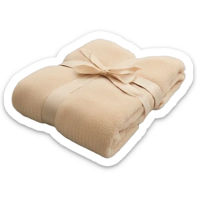 Bundle blanket beige sticker