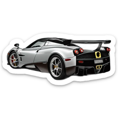 pagani huayra gcs12 sticker
